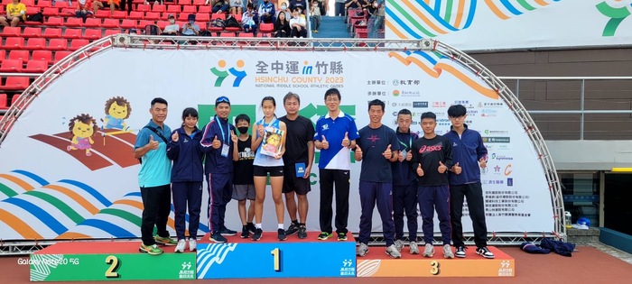 狂賀明志國中參加新北市112年全國中等學校運動會,總共榮獲七金五銀六銅佳績!圖片